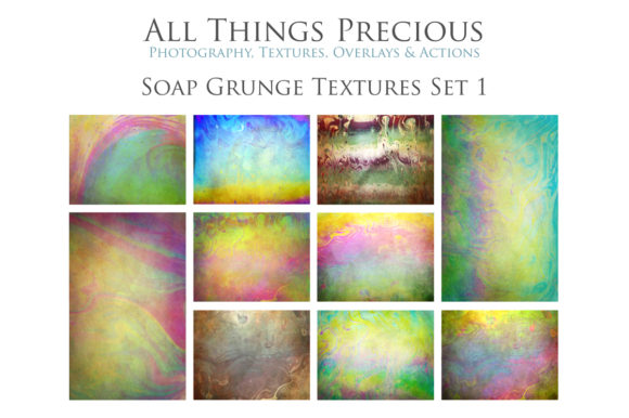 10 Digital Soap Grunge Textures for Creative Projects