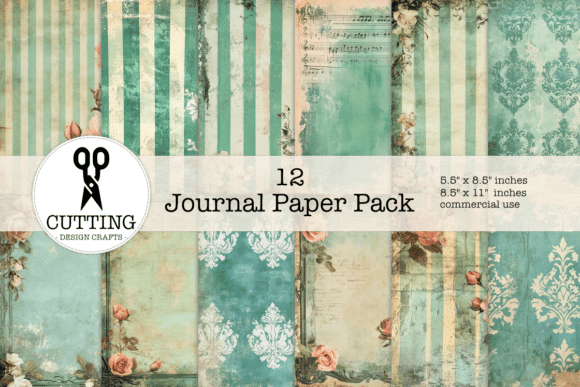 Crafting a Romantic Aesthetic with Vintage Floral Journal Pages