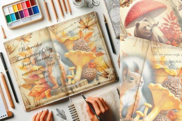Embrace Autumn: A Thanksgiving Junk Journal Bundle for Creatives