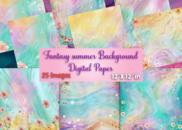 Enchant Your Projects with Fantasy Summer Backgrounds