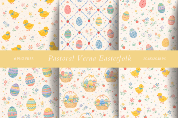 Pastoral Verna Easterfolk: A Gentle Springtime Typeface