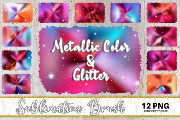 Sublimation Metallic Glitter Background: Add Instant Shine