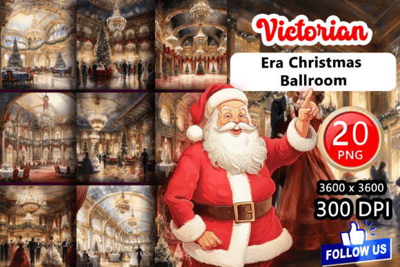 Timeless Charm: The Victorian Era Christmas Ballroom Aesthetic