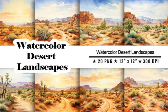 Watercolor Desert Landscapes: Capturing Arid Beauty